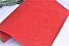 Tecido de flocado vermelho fábrica fornecimento direto atacado embalagem confortável forro toalha de mesa display caixa de presente tecido de flocado vermelho