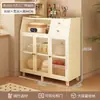 Gabinete de Vestíbulo, Aparador de Comedor, Vitrina de Té de Pared para Sala de Estar, Gabinete Lateral, Estante Multifuncional para Almacenamiento de Utensilios de Cocina