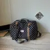 Bolsa de Viaje Multifuncional de Lunares Bolsa Boston de Gran Capacidad Bolso de Mano Casual Versátil Mochila para Viajes Diarios de Estudiantes
