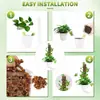 Pólo de Musgo coluna de musgo semicircular pólo de musgo coluna de suporte para plantas pólo para plantas trepadeiras pólo de musgo casco de tartaruga
