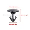 80850-89922 Adequado para Murano, Teana, X-Trail e Latio Clipe de Fixação da Tira de Vedação de Borracha da Porta Traseira Pino da Tira de Borracha