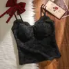Camisola com Renda e Bojo para Mulheres, Térmica Escovada, Puro Desejo, Costas Sexy e Bonitas, Base Interna, Top de Lã