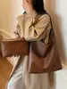 Bolsa de Grande Capacidade Bolsa Simples de Ombro Bolsa de Axila Feminina 2026 Novo Estilo Bolsa Saco Bolsa Feminina Bolsa Popular Transfronteiriça Mulher