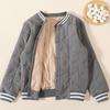 Ropa interior térmica para niños, uniforme escolar, artefacto, ropa abrigada para niños y niñas, top cálido de algodón, traje de otoño e invierno.