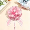 Transfronterizo 50# Macarrón Suya Bola Flor Festividad Regalo de Navidad Joyería Decoración Flor Estéreo Cinta Floral 7 pulgadas