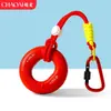 Llavero popular de anillo de fuerza de agarre transfronterizo, accesorio de fitness, entrenador de fuerza de agarre para aliviar el estrés, pequeño regalo promocional, colgante creativo para bolsa