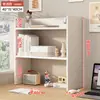Estante de mesa simples multi-camadas para escritório, pequena estante de leitura para mesa, rack de armazenamento de brinquedos para canto de janela de escritório