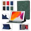 Adequado para iPad Air/Air2/Pro9.7 padrão de bezerro suporte de duas dobras design simples de cor sólida capa protetora plana