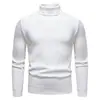 2026 Nuevo Suéter de Cuello Alto para Hombre de Comercio Exterior con Forro Polar Engrosado de una Pieza Ropa de Punto Otoño Invierno Cálido Casual Capa Base