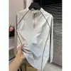 Sistema de Montanhas Primavera e Outono Meia-Zip Funcional Leve Esportivo Secagem Rápida Top Proteção Solar ao Ar Livre Camiseta de Manga Longa para Montanhismo Caminhada