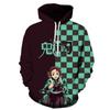 Suéter con estampado 3D de Ghost Blade para hombre, versión holgada con capucha europea y americana, disponible en Amazon