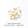 Acessórios de joias Corgi para animais de estimação fofos novos transfronteiriços DIY feitos à mão acessórios para colar pulseira brincos de aço titânio