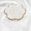 ABS Bege moagem de água destaque moldado imitação de pérola diy acessórios de joias pulseira feita à mão colar pingente grampo de cabelo