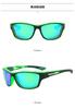 Gafas de sol deportivas de moda 336 para hombre, polarizadas, de colores vibrantes, resistentes al polvo y a la intemperie.