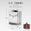 Estufa de leña plegable para exteriores mini horno de acero inoxidable BBQ camping picnic estufa de carbón plegable barbacoa al aire libre