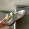 Zapatos Deportivos Casuales de Piel de Vaca Derxun Completamente de Cuero Zapatos de Una Sola Capa para Todas las Estaciones Zapatos Planos con Cordones Estilo Graffiti Puntera Redonda Talla 40
