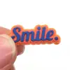 Frase en Inglés Crocs Zuecos Decoración DIY Hebilla de Zapato Desmontable Flor de Zapato Zhibixing