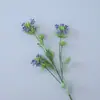 Flor Artificial 3 Terciopelo Pequeña Fresca Flor de Seda Hogar Suave Floral Salón de Bodas Paisaje Arreglo Floral Flor de Loto