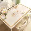 Mantel de Mesa de Dibujos Animados Sencillo, Sin Lavado, Impermeable, Resistente al Aceite, Lujo Ligero, Sensación de Alta Gama, Nuevo Modelo 2025, Mantel Protector de Superficie de Mesa de Café