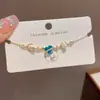 Pulsera Serie Broche de Langosta Dorado, Pulsera de Circonita, Diseño Versátil de Lujo Ligero, Sensación Simple y de Gama Alta, Joyería al por Mayor