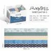 Cinta Washi Rayada Vintage para Pegatinas para Diario DIY y Scrapbooking - Una Colección de Pegatinas Decorativas para Diarios y Álbumes de Recortes