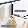 Colgador detrás de la puerta gancho grueso para puerta perchero sin clavos para abrigos ropa toalla pared sin rastro almacenamiento invisible gancho para sombreros y abrigos