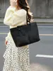 2026 Novo Estilo Simples Bolsa Tote de Grande Capacidade Japonesa e Coreana Casual Versátil para o Dia a Dia Bolsa de Ombro Estudante Bolsa de Aula para Mulheres