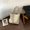 Bolso Tejido de Gran Capacidad para Mujer, Nuevo Bolso Cruzado de Hombro Texturizado Versátil Verano 2026, Bolso Cubo Popular para Viajes Diarios