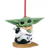 2024 Nuevo Producto Transfronterizo Bebé Y-Oda Papá Noel Bebé Yoda Papá Noel Árbol de Navidad Colgante