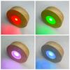 Base de madera maciza iluminada Spot Modelo de carga esmerilado mejorado Base de lámpara Artesanía de luz nocturna LED de madera Venta al por mayor
