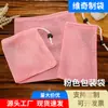 Bolsa de malha de poliéster personalizável bolsa de cintura rosa com cordão bolsa de malha para embalagem esportiva de poliéster bolsa de malha para bola ao ar livre