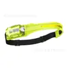 Linterna frontal de silicona para correr con múltiples fuentes de luz LED XPE, de nuevo diseño transfronterizo, con inducción magnética, luz púrpura UV, luz fuerte