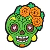 Accesorios de Dibujos Animados del Día de Muertos Mexicano Parche Suave de PVC Accesorios para el Cabello Broche Funda para Teléfono Móvil Calavera Accesorios para Joyería DIY