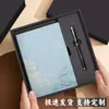 Nuevo Cuaderno A5 de Estilo Chino de Moda, Hecho a Medida, Alta Calidad, Cubierta Gruesa de Cuero, Cuaderno para Notas de Reunión, Libro de Registros de Oficina