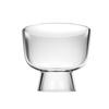 Copo de Cocktail de Vidro Espesso Simples de Ponto Design de Perna Curta de Alta Qualidade Copo de Sobremesa Copo de Cerveja Preto Copo de Whisky