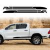 Adesivo de Carro com Padrão Listrado Personalizado Decoração Adesivo de Carro para Porta Lateral de Pickup Off-road Adesivo Impermeável de Flor Legal