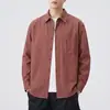 Colección nueva 2026: camisa de manga larga elegante, discreta y versátil con una estética relajada de estilo vintage americano, perfecta para uso casual