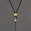 Cordón para collar con colgante de longitud ajustable, cuerda para colgar colgante de ocho hebras tejida a mano, cordón para colgante de mujer
