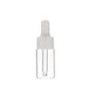 Frascos Transparentes de 5ml e 10ml com Tampa de Rosca para Cosméticos, Frascos Conta-gotas para Óleos Essenciais com Tubos, Essência de Pequena Capacidade