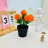 7 piñas grandes negras copa internacional pequeño jardín de bonsái balcón planta en maceta de simulación escritorio arreglos florales decorativos maceta