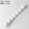 Tira de Escalera de Acero Inoxidable Engrosada Tira de Tarjeta de Aleación de Aluminio para Refrigerador Tira de Estante Soporte de Soporte Tira de Fijación Rejilla de Plástico para Congelador
