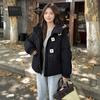 Abrigo de Invierno con Capucha para Mujer, Ropa Exterior de Invierno con Capucha, Chaqueta Acolchada Acolchada de Algodón, Abrigo Holgado Acolchado de Algodón