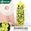 Glicínia Violeta Flor Artificial Pendurada na Parede Parede para Fotografia de Casamento Flor Falsa Pendurada Buquê de Flores Cesta Suspensa para Sala de Estar Decoração de Parede