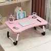 Mesa de Computador Dobrável de Cama Mesa de Estudo Infantil Mesa de Computador Dobrável de Janela Flutuante