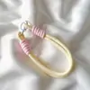 Estilo Ins Color Claro Todo Fósforo Colgante para Funda de Teléfono Móvil Cuerda Corta para Mano Colgante de Correa Tejida Duradera Cadena para Bolso de Llaves Universal