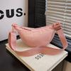 Bolso de Tela Pequeño Versátil Casual Transfronterizo para Mujer 2025 Nuevo Estilo Bolso Bandolera de un Solo Hombro Diseño Nicho Bolso Simple Tipo Dumpling
