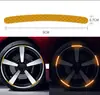 20 pegatinas reflectantes para ruedas de coche, pegatinas de advertencia para neumáticos, pegatinas tridimensionales 3D para coche, decoración personalizada y creativa.