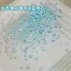 Arte de Uñas con Circonita Azul Océano, Conjunto Mixto de Mini Gota de Agua Azul Lago Transparente Hielo Deslumbrante para Uñas Portátiles