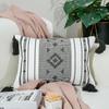 Funda de almohada con borlas de jacquard transfronterizas, nórdica, simple, gruesa, decorativa, para sofá, venta al por mayor