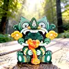 Imán de Nevera de Madera Wenchuang de la Ciudad Antigua de Lijiang, Yunnan, Marea Nacional, Creativo, Tridimensional, Souvenir Turístico, Edificio Emblemático